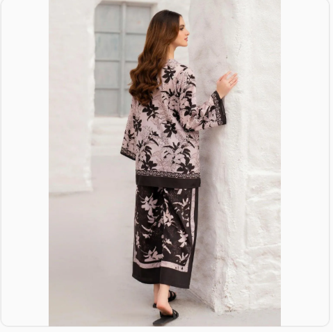 3 Pcs Women's Unstitched Digital Print Suit